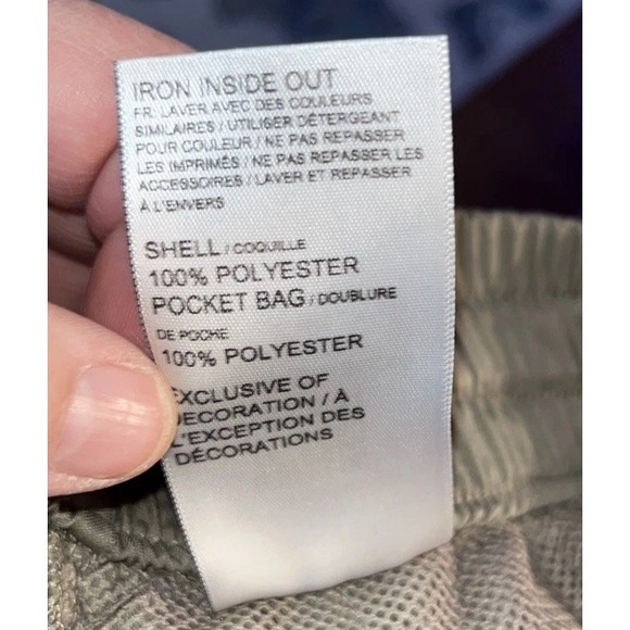 Women's Puma Khaki Colored Light Weight Track Pants. Athleisure, Y2K Sz M/29 - Picture 5 of 6